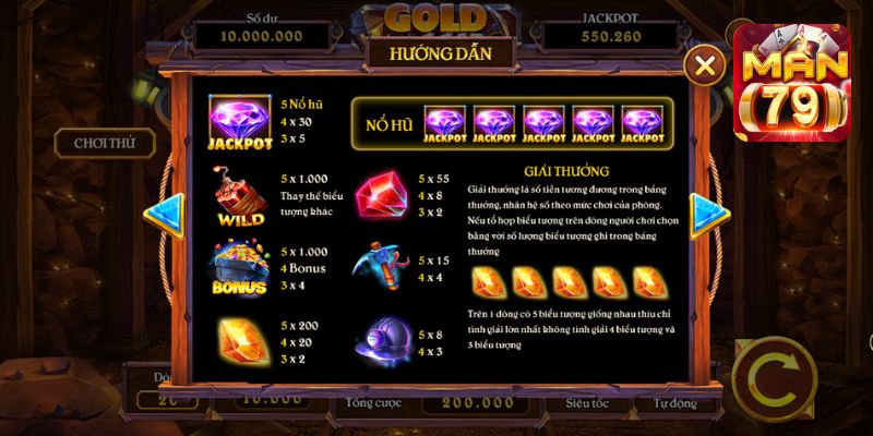 Cách chơi Gold Digger chi tiết cho tân thủ