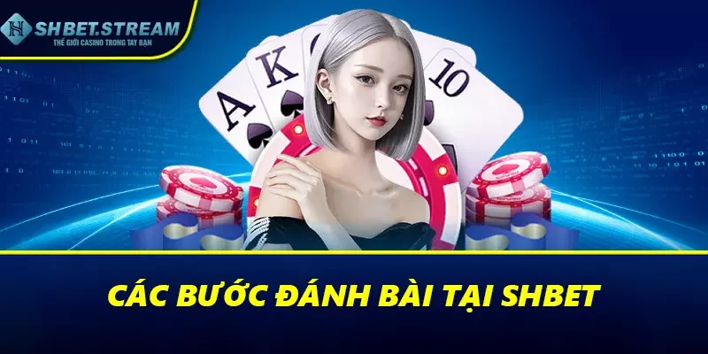 Các bước đánh bài tại SHBET