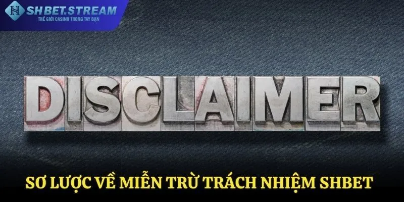 Sơ lược về miễn trừ trách nhiệm SHBET